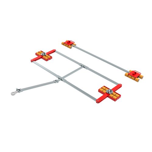 Patin rouleur pour forte charge - ECO-Skate ISOCON IC120D + IC120S 24to - HTS Hydraulische Transportsysteme GmbH - de transport / pour container / pour charge sur 4 points