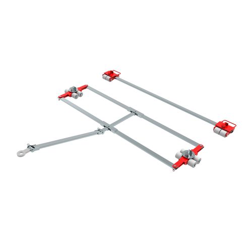 Patin rouleur pour forte charge - ECO-Skate ISOCON ICN80D + ICN80S 16to - HTS Hydraulische Transportsysteme GmbH - de transport / pour container / pour charge sur 4 points