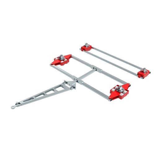 Patin rouleur pour forte charge - ECO-Skate ISOCON ICXN20D + ICXN20S 40to - HTS Hydraulische Transportsysteme GmbH - de transport / pour container / pour charge sur 4 points