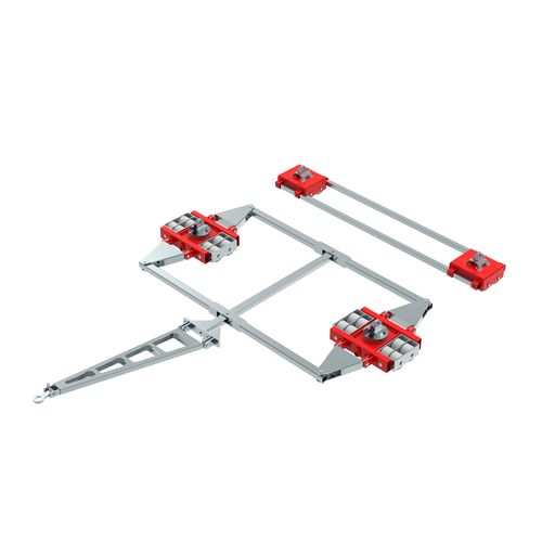 Patin rouleur pour forte charge - ECO-Skate ISOCON ICXN40D + ICXN40S 80to - HTS Hydraulische Transportsysteme GmbH - de transport / pour container / pour charge sur 4 points