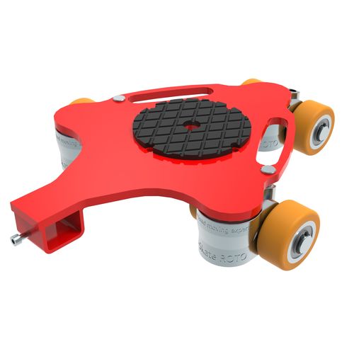Patin rouleur rotatif - ECO-Skate® ROTOflex (PU) R14 1,4to - HTS Hydraulische Transportsysteme GmbH - de transport / manuel / 360°