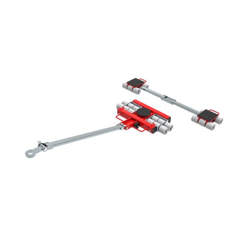 Patin rouleur pour forte charge - ECO-Skate IDEAL (NY) iN120L + iN120S 24to - HTS Hydraulische Transportsysteme GmbH - de transport / manuel