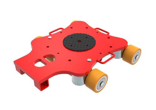 Patin rouleur rotatif - ECO-Skate ROTOflex XL (PU) RFX10 10to - HTS Hydraulische Transportsysteme GmbH - pour forte charge / de transport / 360°