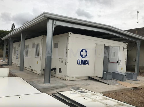 Entrepôt modulaire - CUALIMETAL - industriel / toiture en acier