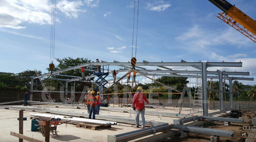 Entrepôt modulaire - CUALIMETAL - préfabriqué / industriel / en tôle
