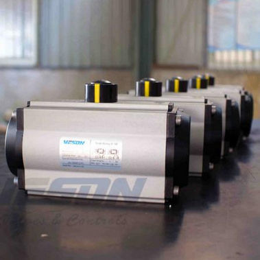 Actionneur de vanne pneumatique - VS-083DA - pneumaticairactuator.com - rotatif / à pignon crémaillère / double effet