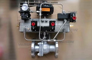Actionneur de vanne pneumatique - VS-092DA-180° - pneumaticairactuator.com - type quart de tour / 90° / 180°