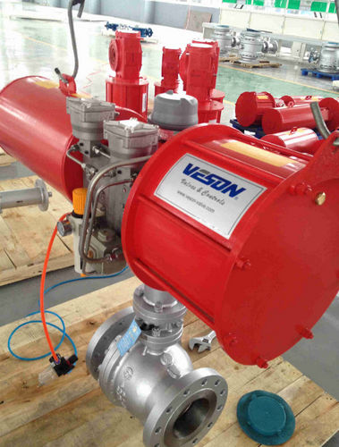 Vanne à boisseau sphérique - VSF - pneumaticairactuator.com - pneumatique / hydraulique / à bride