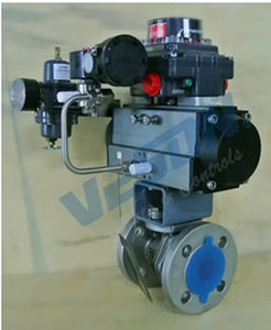 Vanne à boisseau sphérique - pneumaticairactuator.com - pneumatique / de contrôle / d'arrêt