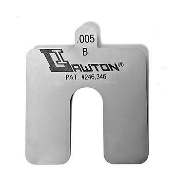 Cale en acier inoxydable - A 001 - Lawton Industries.com - pleine / en acier