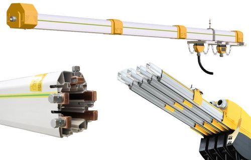 Jeu de barres à circuit fermé - CMAK Crane Systems - PVC / de puissance / modulaire