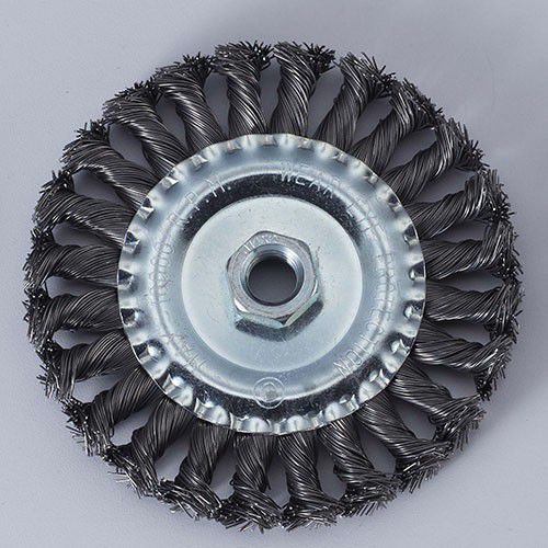 Brosse circulaire torsadée - binic - de nettoyage / pour meulage / en acier inoxydable