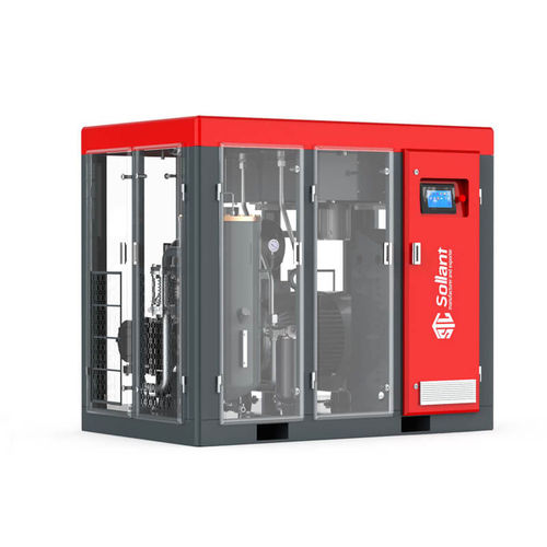 Compresseur à vis - 100hp  - Shanghai Sollant Energy Saving Technology Co., Ltd - d'air / AC / stationnaire