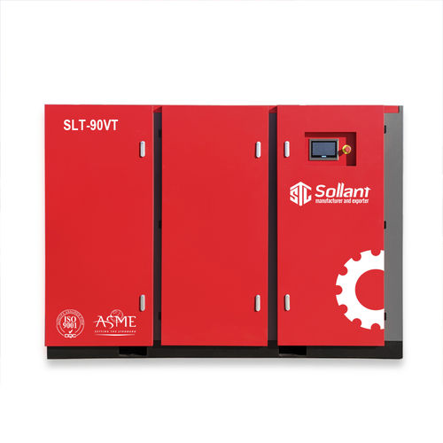 Compresseur à vis - SLTT-55V - Shanghai Sollant Energy Saving Technology Co., Ltd - d'air / électrique / stationnaire