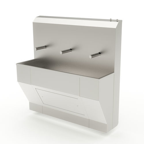 Évier de laboratoire - H-WASH - TEMIC S.L.U. - de lavage des mains / en inox / hygiénique