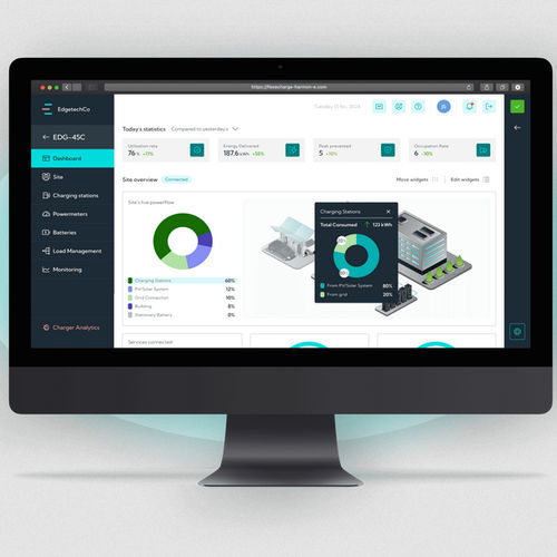 Logiciel de gestion - HARMON - FLEXeCHARGE GmbH - de commande / de réseau / d'architecture