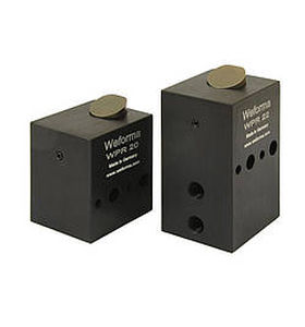 Vérin pneumatique - WPR - Weforma - en aluminium / stoppeur / de palettes