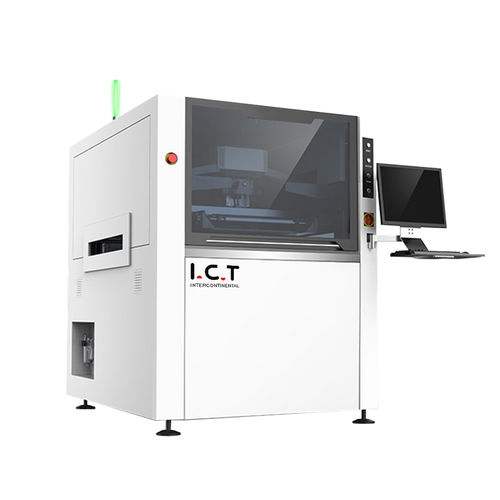 Machine de sérigraphie entièrement automatique - I.C.T-4034 - Dongguan ICT Technology Co.,Ltd - de pâte à braser / CMS