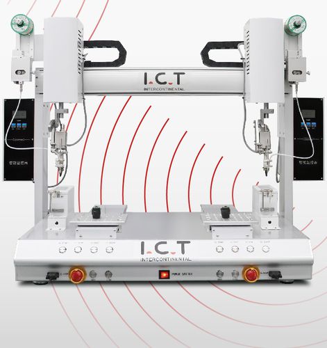 Machine de brasage tendre robotisée - I.C.T-SR250DD - Dongguan ICT Technology Co.,Ltd - haute fréquence / pour PCB / de paillasse