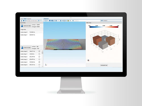 Logiciel d'analyse mécanique - WaveSim - gfai tech GmbH - d'analyse de vibration / de comparaison / de calcul de structures