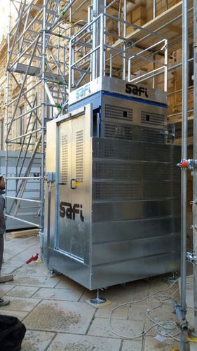 Ascenseur pour chantier - JUNIOR AS - Safi Group srl - industriel / antidéflagrant / ATEX