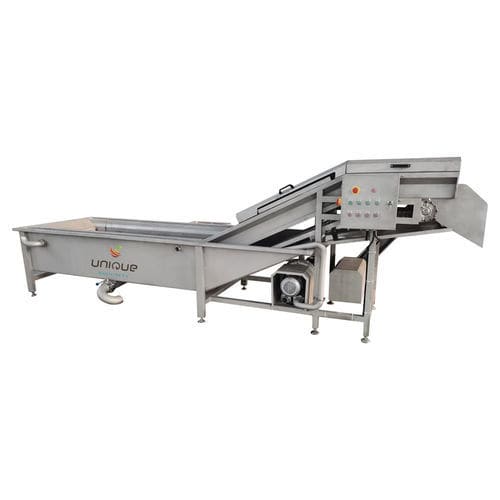 Laveuse de légumes - QPQX5000 - Zibo Unique Machinery Co., Ltd. - automatique / pulvérisatrice
