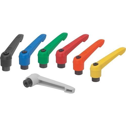 Manette indexable en matière plastique - B0218 series - NORMTEILWERK ROBERT BLOHM GmbH - en acier / en zinc moulé sous-pression