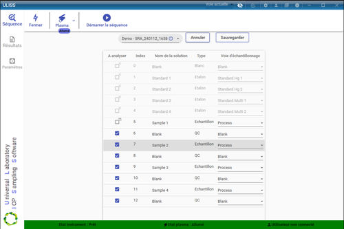 Logiciel de gestion - ULISS - SRA - d'échantillonnage / industriel / d'automate programmable
