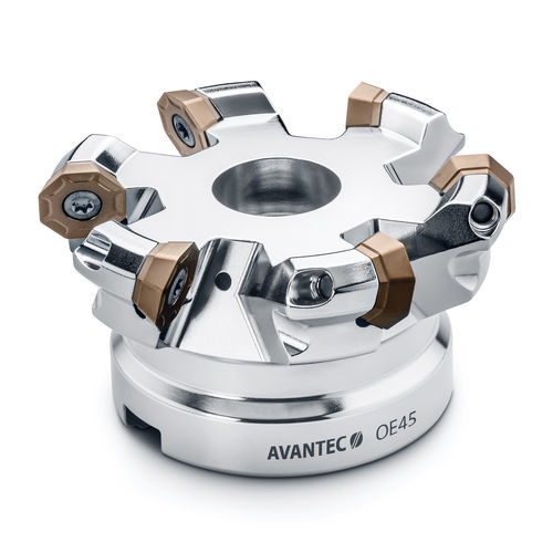 Fraise à surfacer - OE45 - Avantec Zerspantechnik GmbH - à plaquettes / d'ébauche / de finition