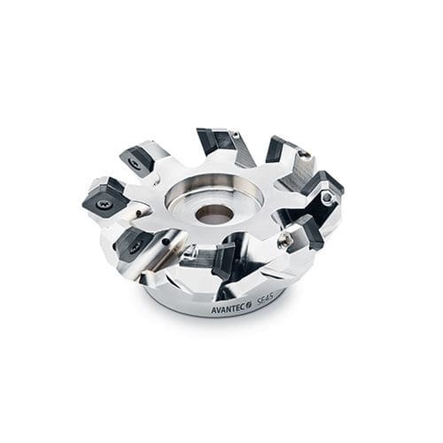 Fraise à surfacer - SE45 - Avantec Zerspantechnik GmbH - à plaquettes indexables / d'ébauche / de finition