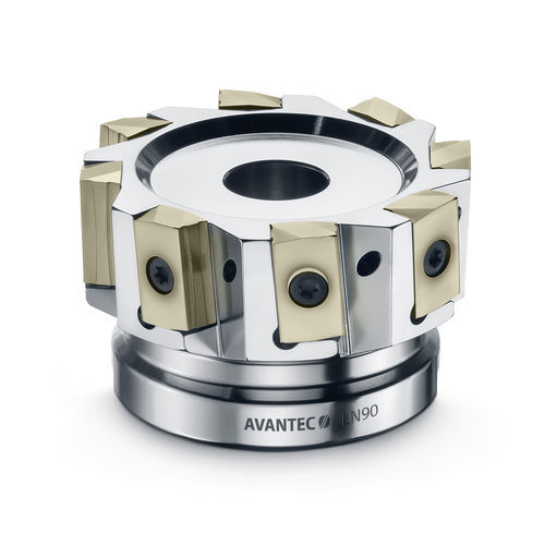 Fraise d'épaulement - LN90 - Avantec Zerspantechnik GmbH - à plaquettes / d'ébauche / de finition