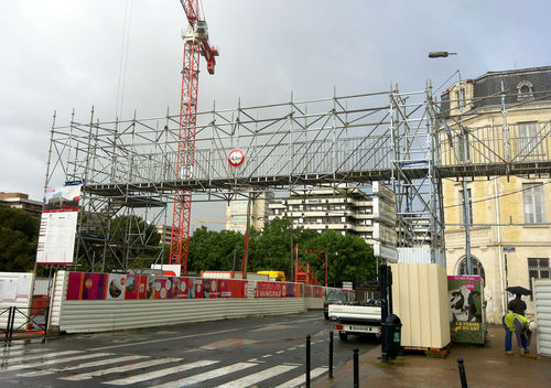 Passerelle piétonne - Entrepose Echafaudages