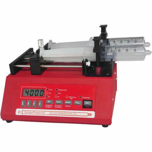 Pompe à deux seringues - NE-4000 - New Era Pump Systems, Inc. - pour produits chimiques / à moteur pas à pas / auto-amorçante