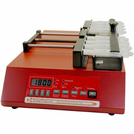 Pompe à seringues multiples - NE-1800 - New Era Pump Systems, Inc. - pour produits chimiques / à moteur pas à pas / auto-amorçante