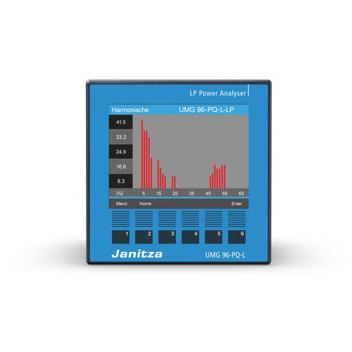 Appareil de surveillance de qualité d'énergie - UMG 96-PQ-L-LP - Janitza electronics GmbH - de température / du courant résiduel / de mesure