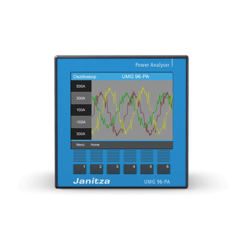 Appareil de surveillance de qualité d'énergie - UMG 96-PA - Janitza electronics GmbH - de température / du courant résiduel / modulaire