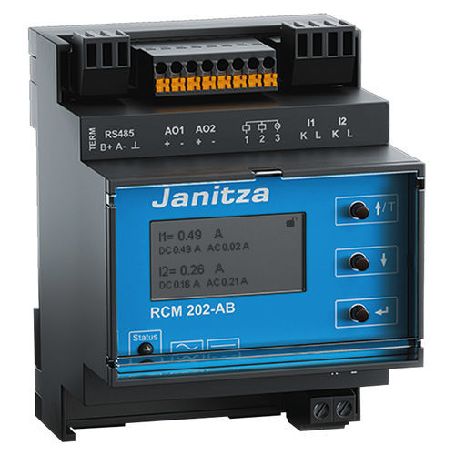 Appareil de surveillance du courant résiduel - RCM 202-AB - Janitza electronics GmbH - de mesure / RS-485 / en continu