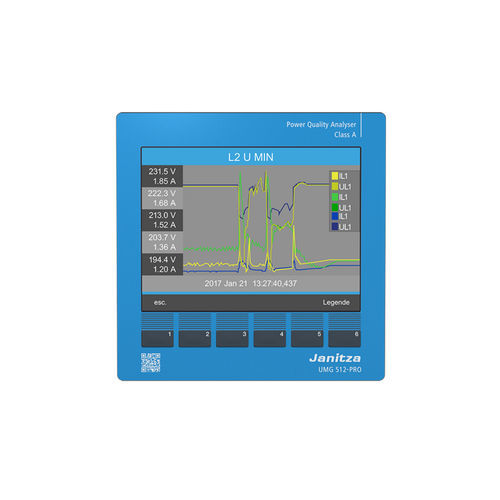 Appareil de surveillance de mesure - UMG 512-PRO - Janitza electronics GmbH - de qualité d'énergie / numérique