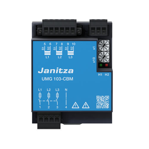 Instrument de mesure de qualité d'énergie - UMG 103-CBM - Janitza electronics GmbH - de puissance / paramètres électriques / industriel