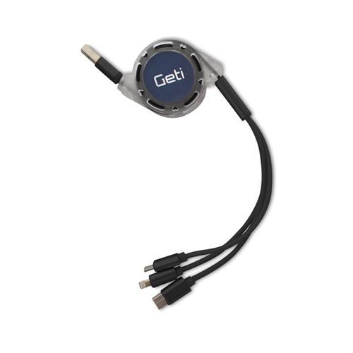 Câble électrique d'alimentation - GCU 01 - GETI - micro USB / USB Type-C / plat