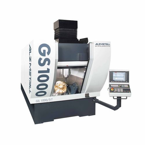 Centre d'usinage CNC 3 axes - GS 1000/5-T - Alzmetall - vertical / à portique / à table rotative