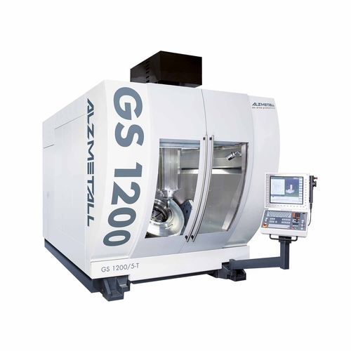 Centre d'usinage CNC 3 axes - GS 1200/5-T - Alzmetall - vertical / à portique / avec table rotative