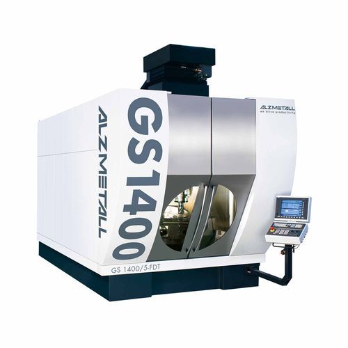 Centre d'usinage CNC 3 axes - GS 1400/5-FDT - Alzmetall - vertical / à portique / avec table rotative