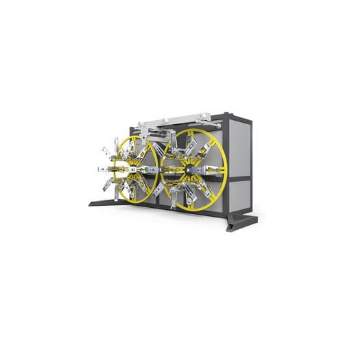 Bobineuse de bobine - EXT-WD series - Ningbo Extru Machinery Co., Ltd. - de tubes / semi-automatique / avec appareil de mesure de longueur
