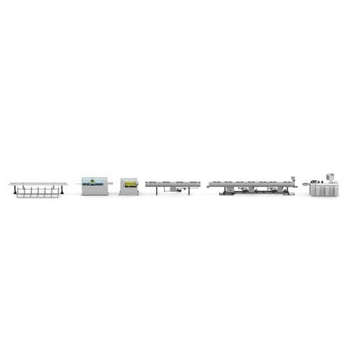 Ligne d'extrusion monocouche - PE series - Ningbo Extru Machinery Co., Ltd. - à haut débit / contrôlée par PLC / avec écran tactile