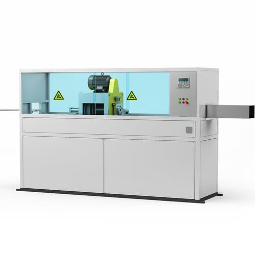 Machine de découpe à lame rotative - EXT-KC series - Ningbo Extru Machinery Co., Ltd. - à couteau à bande / pour matières plastiques / de tuyau flexible