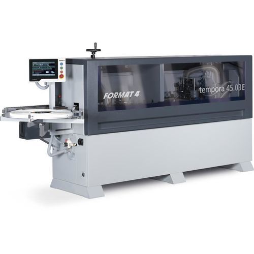 Plaqueuse de chant automatique - tempora F400 45.03E - Felder Group - pour panneaux / avec applicateur de colle / avec applicateur de colle thermofusible