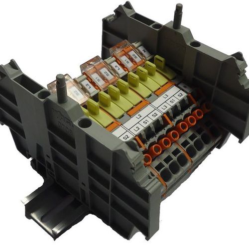 Bloc de jonction sur rail-DIN - PFIFFNER International AG - à connexion à vis / multipolaire