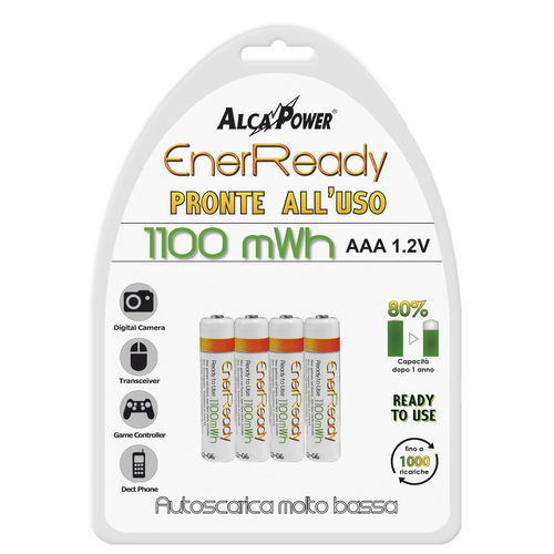 Batterie Ni-MH - AP1100ER - Alcapower - type AA / IEC