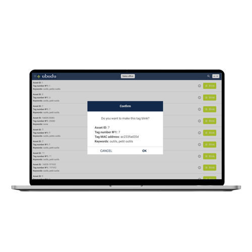 Logiciel configuration - Ubudu SAS - de télégestion / Bluetooth